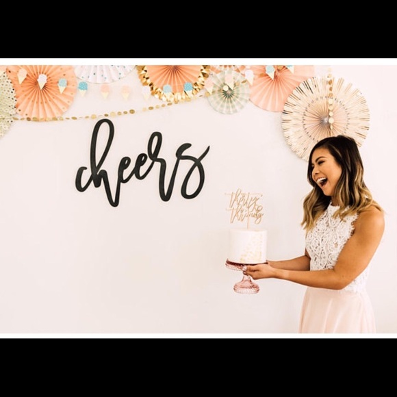Happily ever etched Cheers Sign - Picture 1 of 5